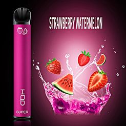 Ашка HQD Super Strawberry Watermelon 0% (Клубничный арбуз)