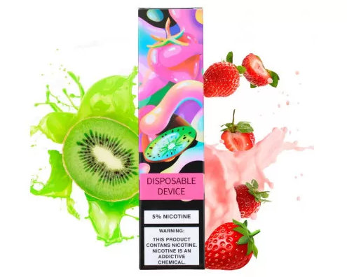 Ашка система ZeeZee 1500 Strawberry Kiwi 50 мг 850 мАч