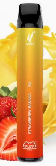 Ашка Puff XXL Disposable Kit 1600 puffs 1200 mAh Strawberry Banana