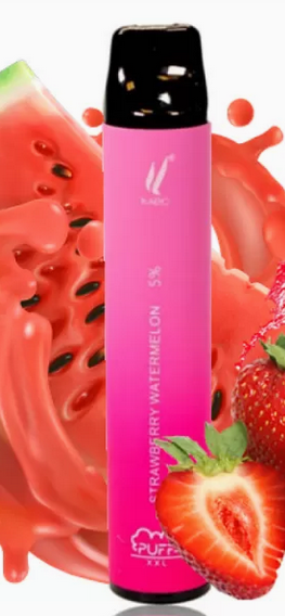 Ашка Puff XXL Disposable Kit 1600 puffs 1200 mAh Strawberry Watermelon