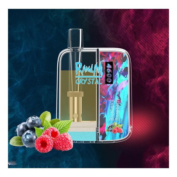 Ашка RandM Crystal 4 600 Затяжек Черника-Малина