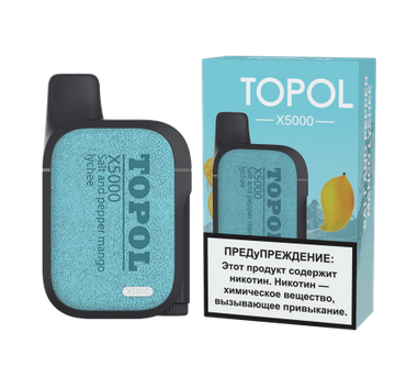 Ашка TOPOL Х Пряный Манго и Соль (5000 зт.) затяжек