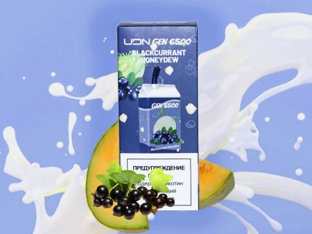 Ашка UDN GEN V2 Чёрная Смородина Медовая Дыня ( 6500зат.) затяжек