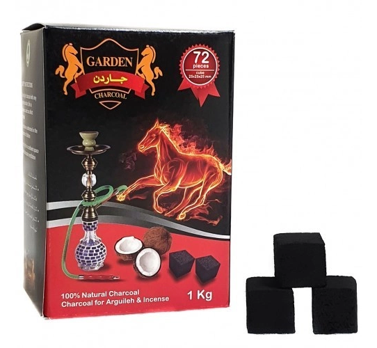 Уголь Garden 1 кг, 72 кубика