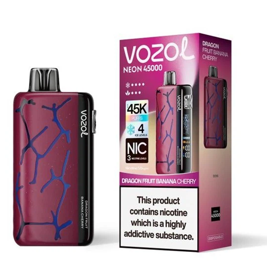 Ашка Vozol Neon 45000 Драгон Фрут Банан Вишня