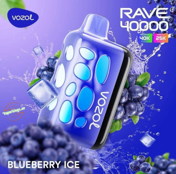 Ашка Vozol Rave 40 000 Затяжек Черника Лед