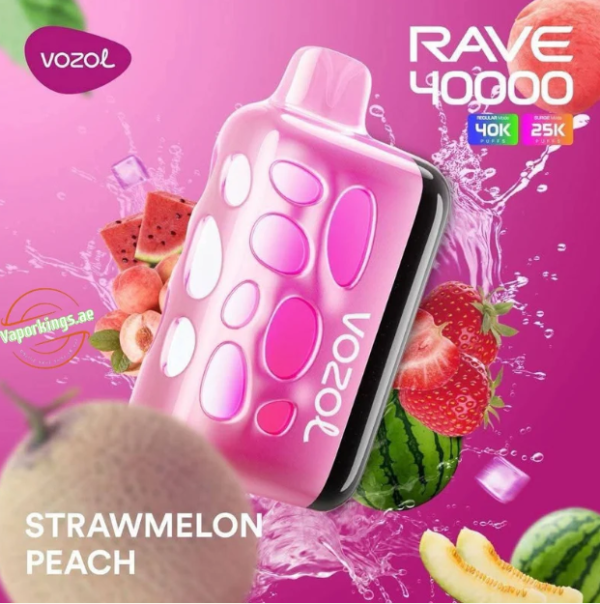 Ашка Vozol Rave 40 000 Затяжек Клубника Дыня Арбуз Персик