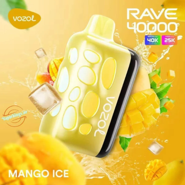 Ашка Vozol Rave 40 000 Затяжек Манго Лед