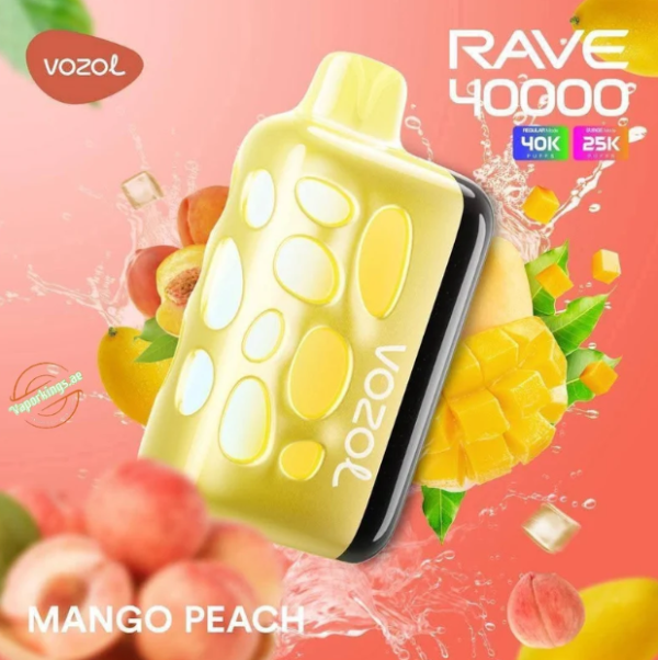 Ашка Vozol Rave 40 000 Затяжек Манго Персик