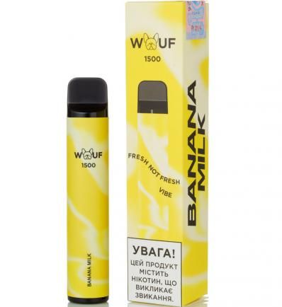 Ашка WOUF 1500 - Banana Milk 5% (Original)