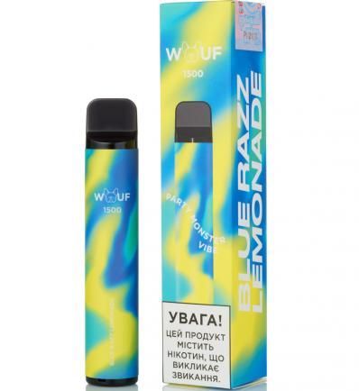 Ашка WOUF 1500 - Blue Razz Lemonade 5% (Original)