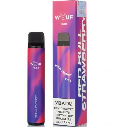 Ашка WOUF 1500 - Red Bull Strawberry 5% (Original)