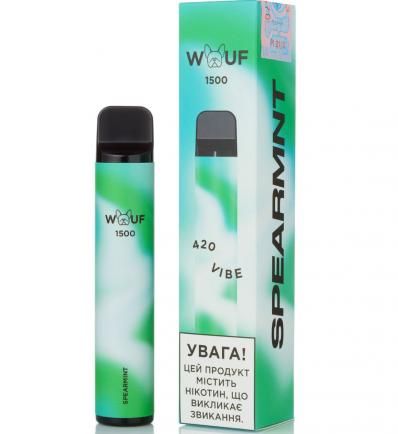 Ашка WOUF 1500 - Spearmint 5% (Original)